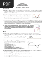 Soal Latihan Kinematika