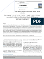 Development of Gas-Tight Threads Based On API Round Threads and Its Evaluation