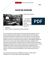 Carlos Drummond de Andrade - PCB - Partido Comunista Brasileiro