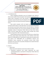 Proposal KP Pt. Pertamina Ru Vi Balongan 2018