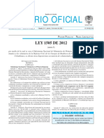 Ley 1505 de 2012 - Subsistema Nacional de Voluntariado.pdf