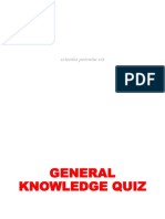 Knowledge is power quiz results