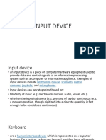 COmputer Input and Output Devices