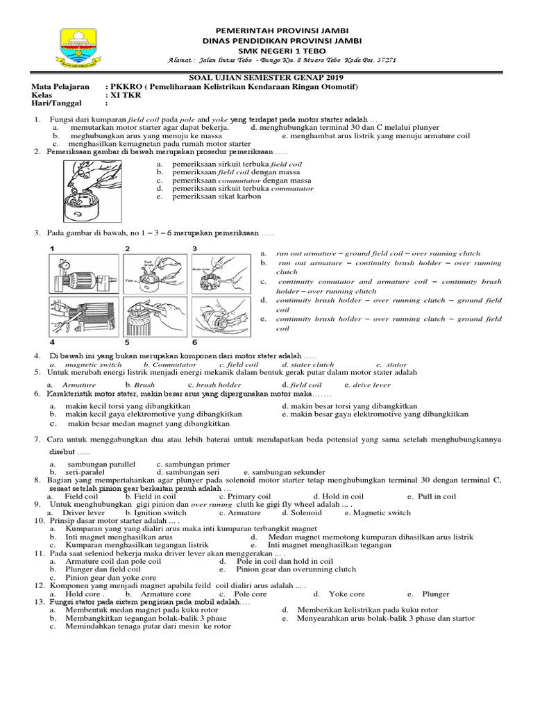 Soal Pkkr Starter Dn Pengisian Kls Xi Tkr