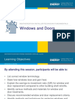 Windows and Doors: Weatherization Installer/Technician Fundamentals