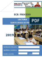 Lectura 5° - Primaria - Ecr Proceso 2019