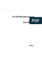 XL-626 Barcode Scanner User Manual