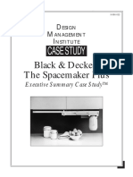 Black & Decker: The Spacemaker Plus: Case Study