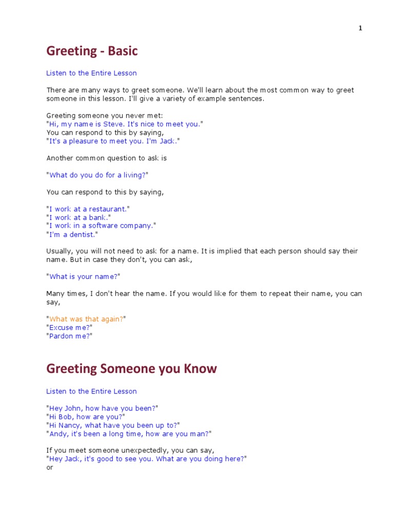 Daily Dialogue in Eng | PDF | Question | Grammatical Tense