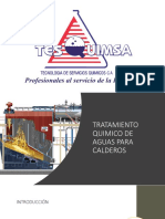 Tratamiento Quimico de Agua para Calderos Empresa Tesquimsa