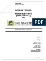 Pruebas eléctricas estator motor 7HP