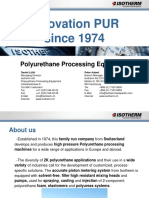 Innovation PUR Since 1974: Polyurethane Processing Equipment