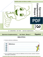 3er Grado - Bloque 1 - Ejercicios Complementarios