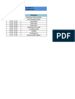 Family Gathering Rundown