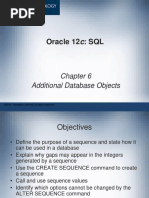 Oracle 12c: SQL: Additional Database Objects