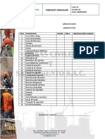 F-SIG-13 Check List Vehiculo