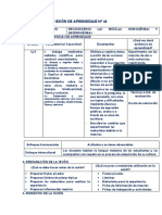 Sesión de Aprendizaje Mesclas Heterogeneas y Homogeneas