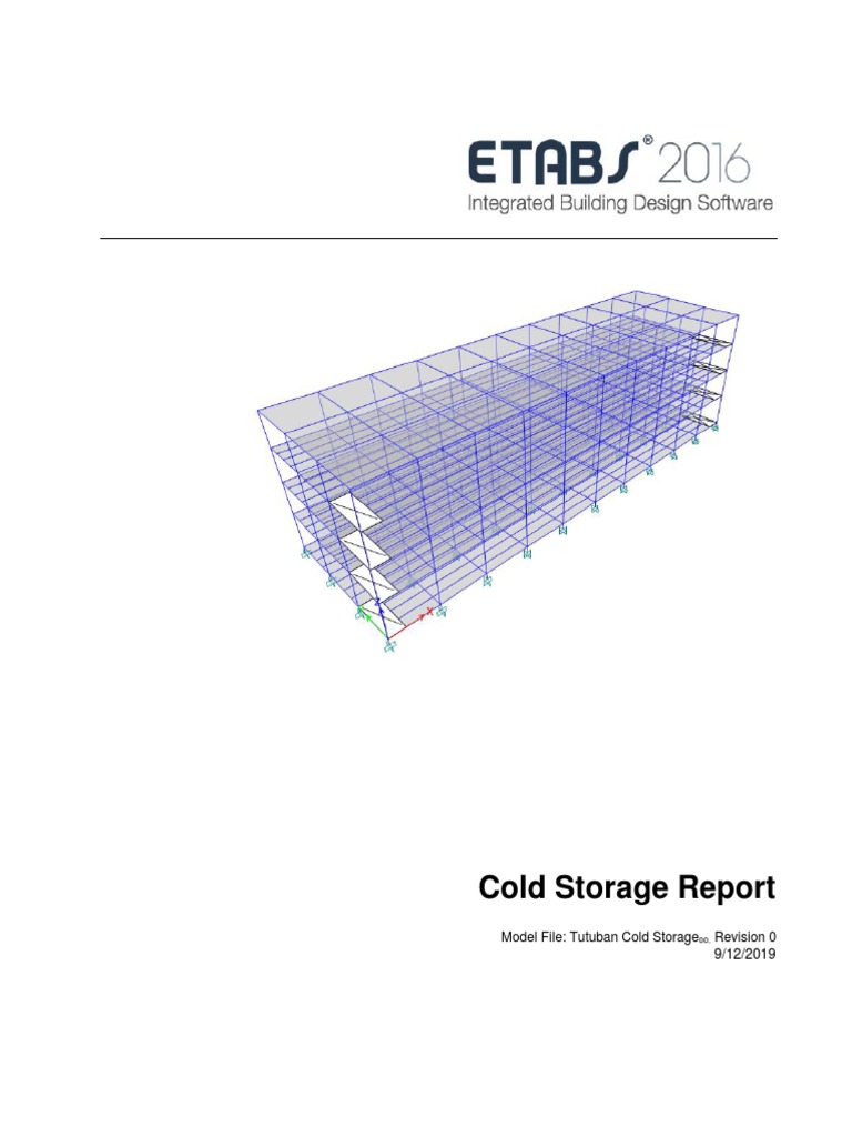 Cold Storage Structural Load Analysis | PDF | Physics | Mechanical ...