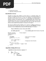 1 - Array Revision