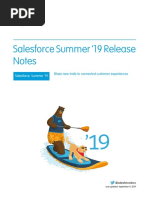 Salesforce Summer '19 Release Notes