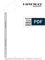 Hameg 5010 - 5011 - Spectrum Analyzer SM