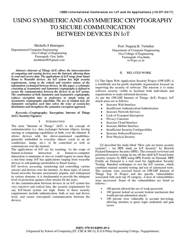 Using Symmetric and Asymmetric Cryptography | PDF | Cryptography ...
