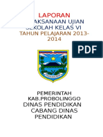 Laporan Ujian Sekolah TP 2013-2014