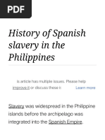 History of Spanish Slavery in The Philippines - Wikipedia PDF