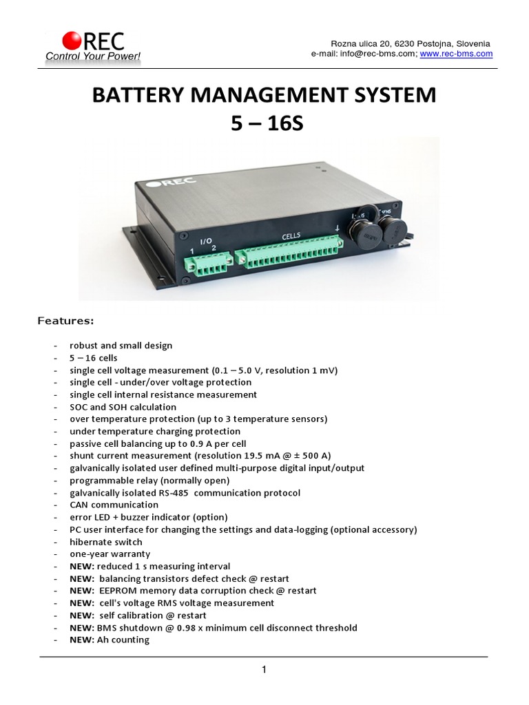 UserManual REC Q PDF | PDF | Battery Charger | Relay