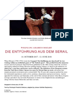 Die Entführung Aus Dem Serail: 14. OCTOBER 2017 - 12. JUNE 2018