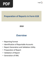 3B Preparation of Reports in Form 61B V1.3