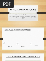 Inscribed Angles