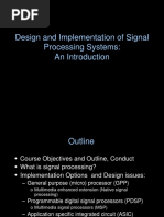 Design and Implementation of Signal Processing Systems: An Introduction