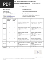 Maharaja Surajmal Institute of Technology Summer/Industrial Training Evaluation Form