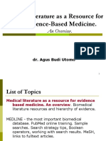 Medical Literature As A Resource For Evidence-Based Medicine