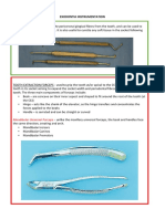 Exodontia Instrumentation PDF