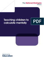 Teshing Children Calculate Mentaly