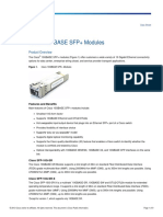 Cisco 10GBASE SFP+ Modules: Product Overview