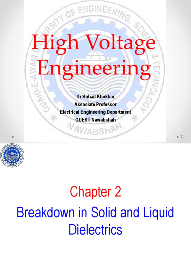 Breakdown in Solid and Liquid Dielectrics | PDF | Electrical Breakdown ...