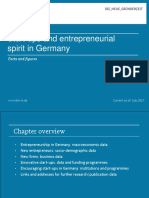 Facts and Figures Start Ups and Entrepreneurial Spirit in Germany