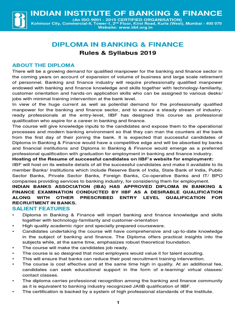 DBF Syllabus | PDF | Business Ethics | Letter Of Credit