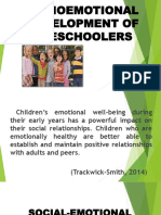 Socioemotional Development of Preschoolers