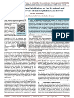 Effect of Ytterbium Substitution On The Structural and Magnetic Properties of Nanocrystalline Zinc Ferrite