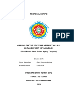 Analisis Faktor Penyebab Kemacetan Lalu Lintas Di Pusat Kota Cilegon