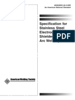 Specification For Stainless Steel Electrodes For Shielded Metal Arc Welding