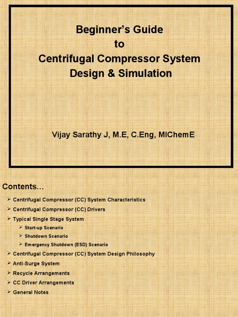 Centrifugal Compressor Design Essentials | PDF | Gas Turbine | Valve