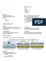 Energy Resources: Fossil Fuel COAL - A Combustible Black or Brownish-Black