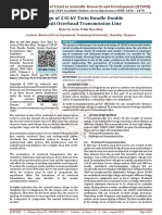 Design of 230 KV Twin Bundle Double Circuit Overhead Transmission Line