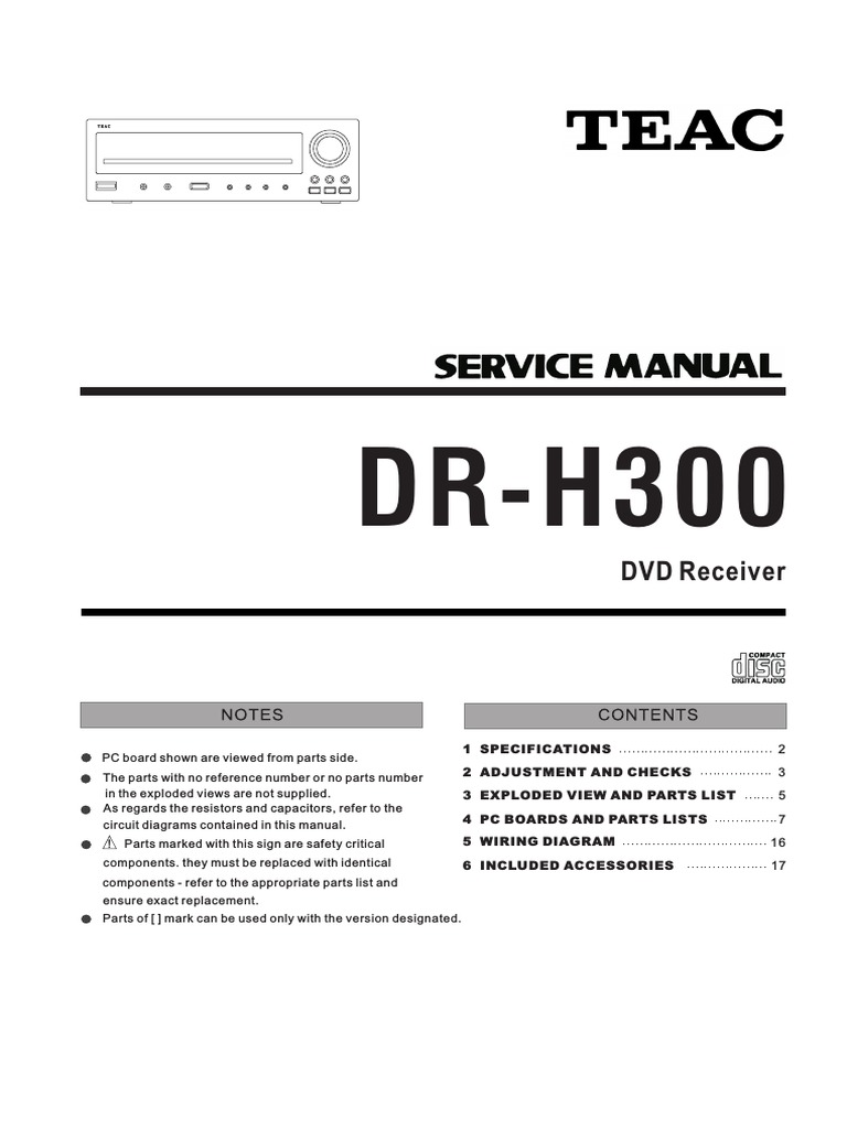 DR H 300 / DRH300 DR-H300 Lasereinheit für einen TEAC 