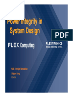 Sigrity Flextronics Power Integrity System Design CP